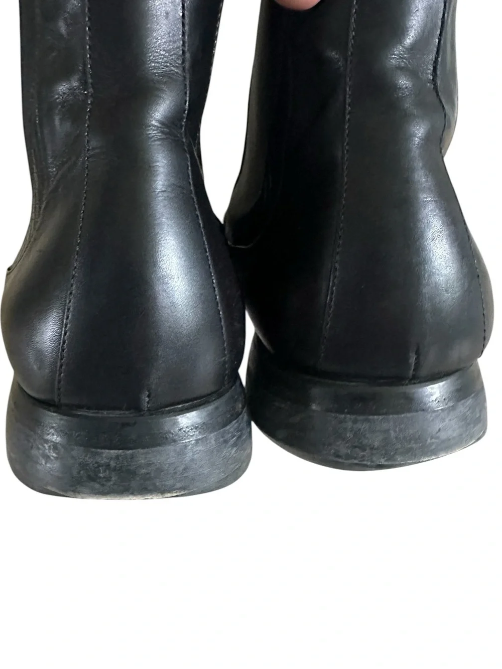 Oliver Sweeney Nexus Black Leather Chelsea Boots Size 10 Pointed Toe Dress Boots